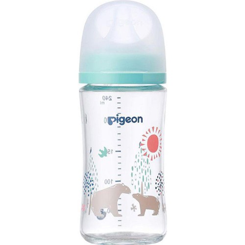 ピジョン 母乳実感ガラス 240ml (Bear)