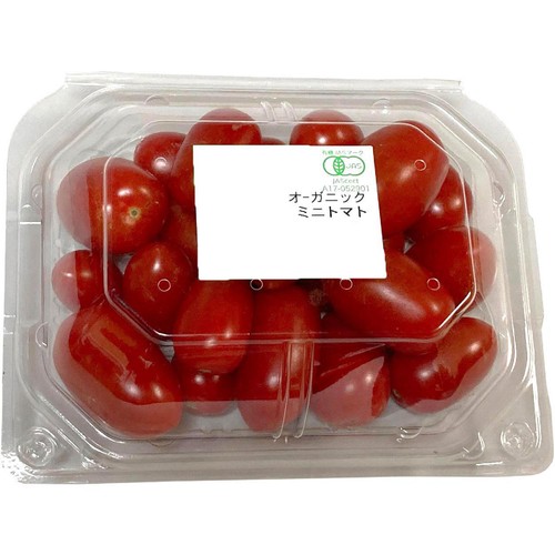 ［鮮度＋］【有機】千葉県産 へたなしミニトマト 250g