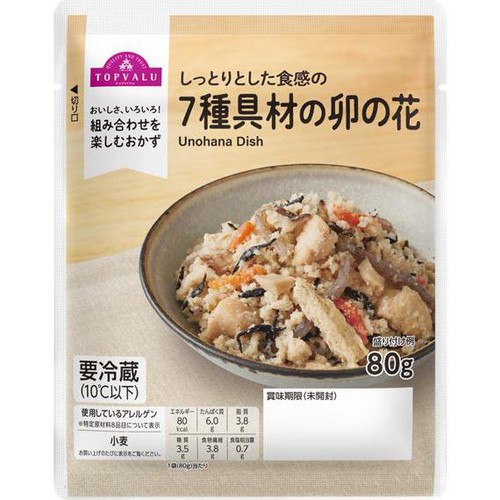 7種具材の卯の花 80g トップバリュ