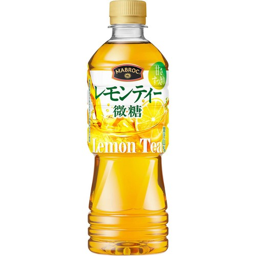 ポッカサッポロ マブロックレモンティー微糖 525ml Green Beans