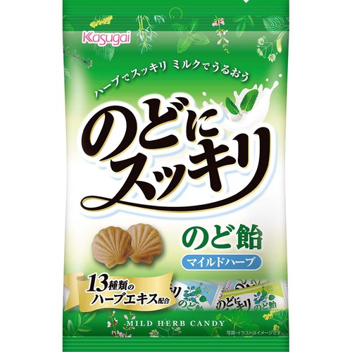 春日井製菓 のどにスッキリ マイルドハーブ 125g