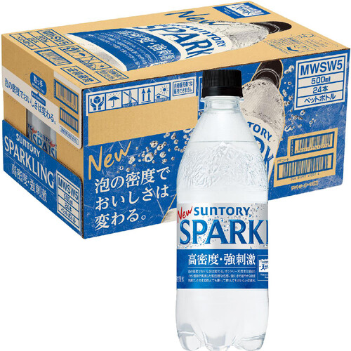 サントリー 天然水 SPARKLING 1ケース 500ml x 24本