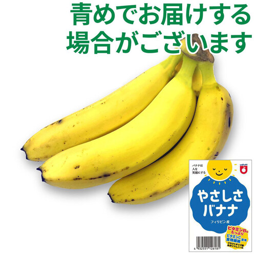 フィリピン産ユニフルーティ やさしさバナナ 500g 4-5本