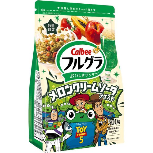 カルビー フルグラメロンクリームソーダテイスト 500g