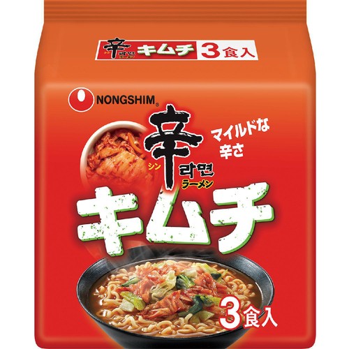 農心ジャパン 辛ラーメン キムチ 3食入 360g