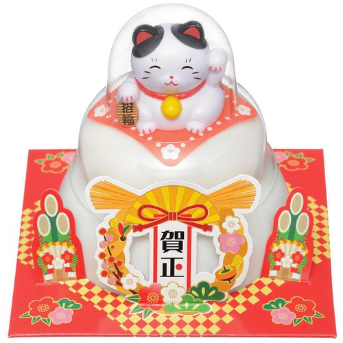 たいまつ食品 お鏡餅 まる餅入り 招き猫 60g Green Beans | グリーン