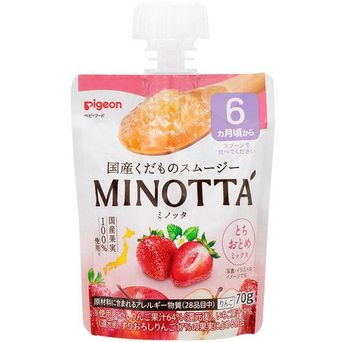 ピジョン MINOTTA6個セット 6ヵ月頃から 420g(3種 x 2個入)