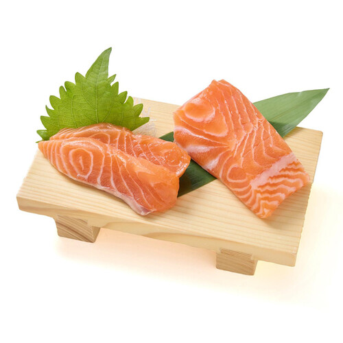 冷蔵】 生アトランティックサーモン冊 生食用 100g Green Beans