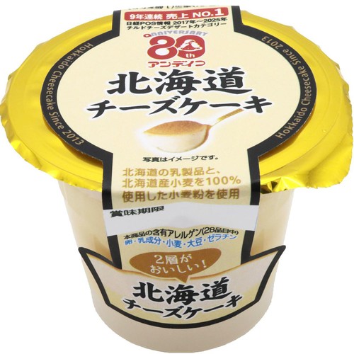 アンデイコ 北海道 チーズケーキ 1個