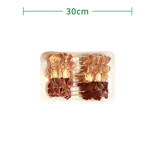 【冷凍】岩手県産 アマタケ赤鶏 焼とり4種 10本 400g