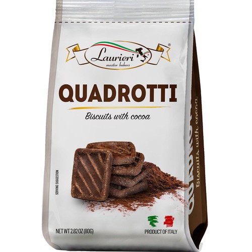 Laurieri Srl クアドロッティ チョコビスケット 80g
