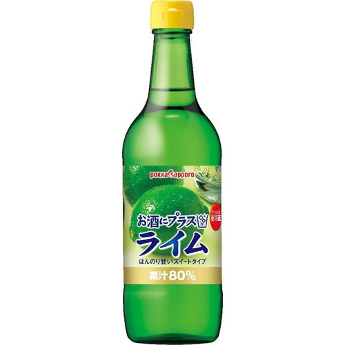ノンアルコール】 ポッカサッポロ お酒にプラス ライム 540ml Green