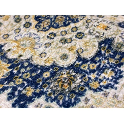 玄関マット グース 約50 x 80cm ネイビー