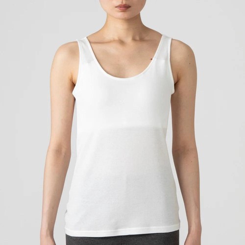 PEACE FIT(ピースフィット) COOL コットン 出し入れできるカップ付 タンクトップ 婦人 オフ L トップバリュ