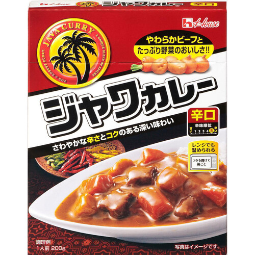 ハウス食品 ジャワカレー辛口 1人前 200g