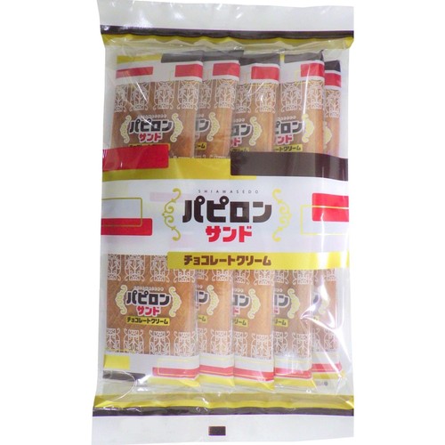 お菓子のシアワセドー パピロンサンド チョコレートクリーム 10枚入