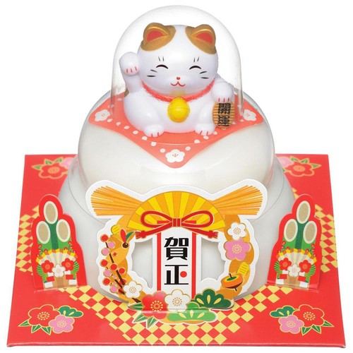 たいまつ食品 お鏡餅 まる餅入り 招き猫 60g Green Beans | グリーン