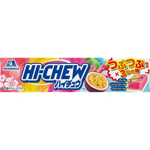 森永製菓 ハイチュウ つぶつぶトロピカルミックス 12粒入
