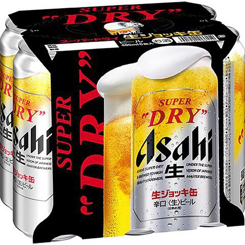 【5%】 アサヒ スーパードライ 生ジョッキ缶 485ml x 6本
