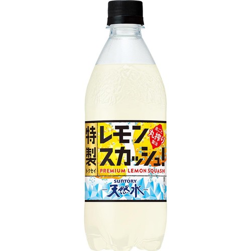 サントリー 天然水 特製レモンスカッシュ 500ml