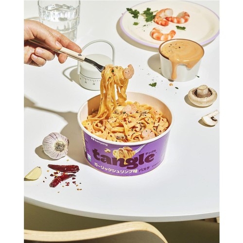 三養ジャパン テングル ガーリックシュリンプ味 パスタカップ 100g