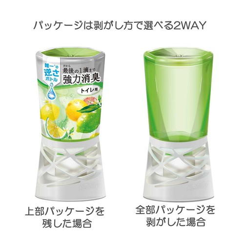 アース製薬 スッキーリ! トイレ用 みずみずしいシトラス 400ml Green