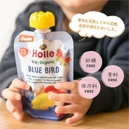 Holle 有機ベビースムージー ブルーバード 6か月ごろから 100g
