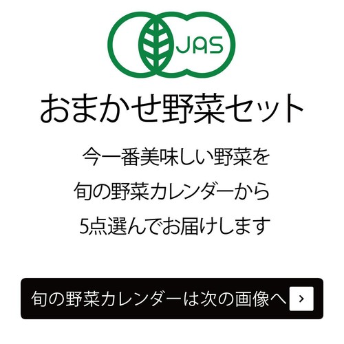 【有機】国内産 おまかせ野菜セット 5種類 (一部転換期間中) 1箱