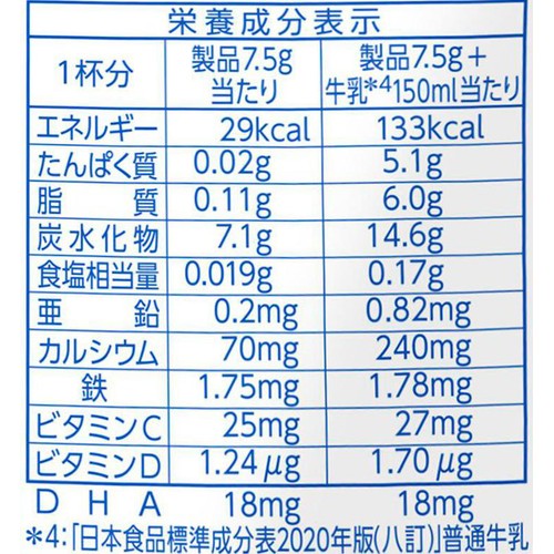 ミラフル 粉末飲料 チョコレート風味 75g
