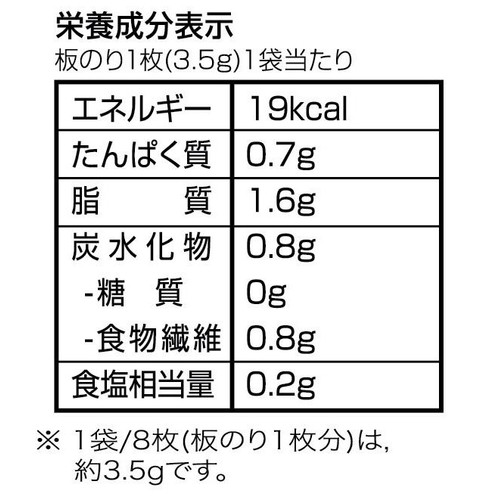 韓国味付けのり  8枚 x 12袋入