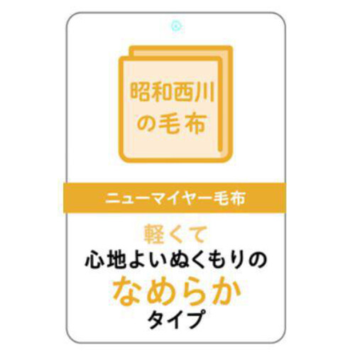 昭和西川 毛布 約140cm×200㎝ ブルー