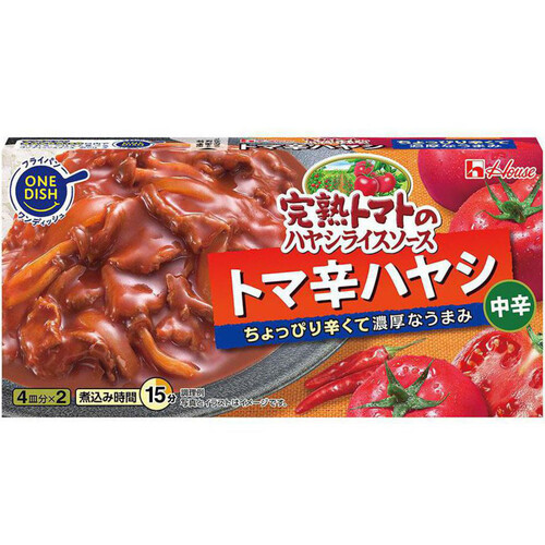ハウス食品 完熟トマトのハヤシライスソース トマ辛ハヤシ 151g