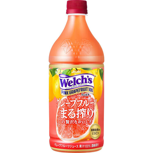 アサヒ飲料 ウェルチピンクグレープフルーツ100 800g