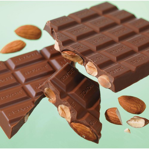 ロイズ 板チョコレート [アーモンド入り]