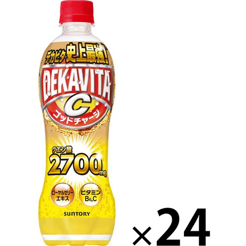 サントリーフーズ デカビタC ゴッドチャージ クエン酸 1ケース 500ml x