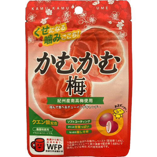 三菱食品 かむかむ梅 袋 30g