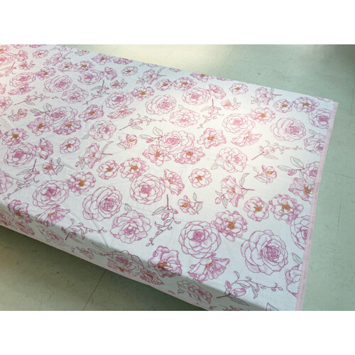 昭和西川 シール織綿毛布 140 x 200cm ピンク Green Beans | グリーン