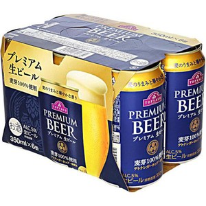 プレミアム生ビール＜6缶パック＞ 350ml x 6本 トップバリュ Green