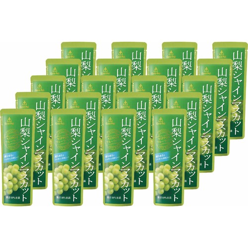 ゴールドパック 山梨シャインマスカット 1ケース 80g x 20本 Green