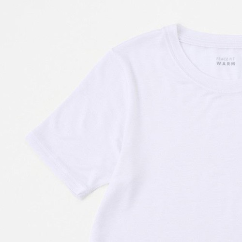 PEACE FIT(ピースフィット) WARM 半袖丸首シャツ 男の子 ブラック 120cm トップバリュ