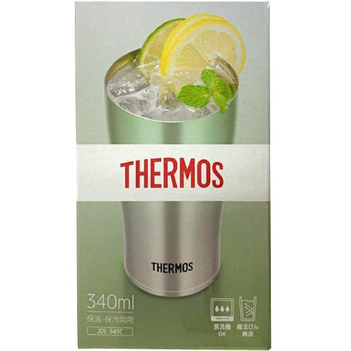 サーモス 真空断熱タンブラー340ml グリーンフェード JDE341C GFD