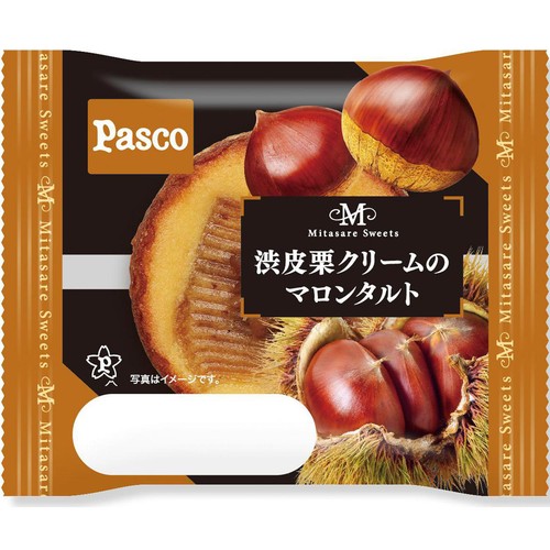 パスコ 渋皮栗クリームのマロンタルト 1個 Green Beans
