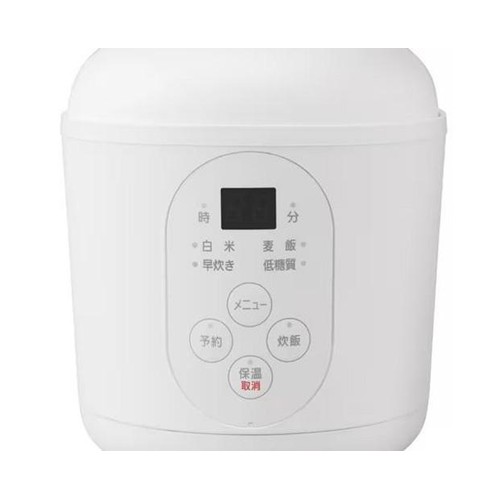 アイリスオーヤマ ジャー炊飯器1.5合 マイコン式 ホワイト RCMF15W