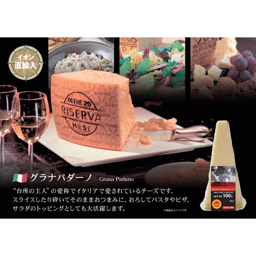 Granterre グラナパダーノ 15ヶ月以上熟成 100g