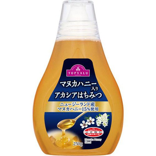 マヌカハニー入りアカシアはちみつ 250g トップバリュ