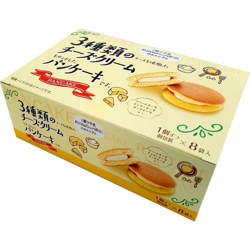 一榮食品 3種類のチーズクリームパンケーキ 8個 Green Beans