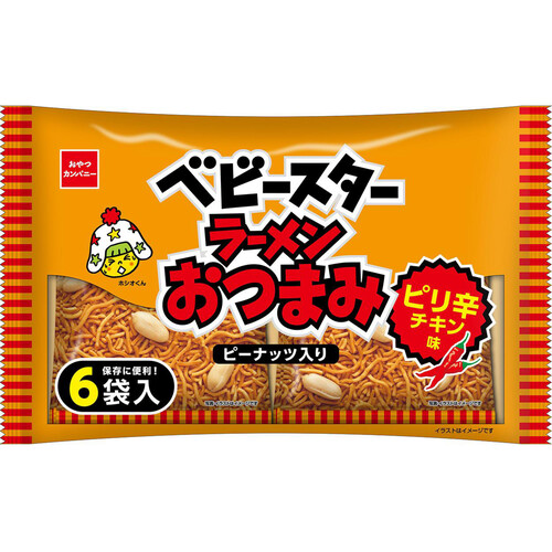 おやつカンパニー ベビースターラーメン おつまみピリ辛チキン味