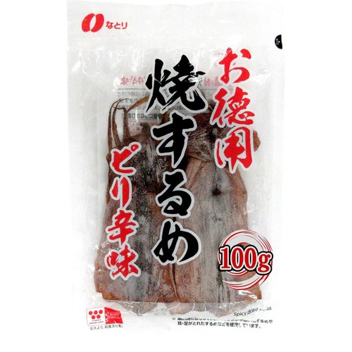 なとり お徳用焼するめ ピリ辛味 100g