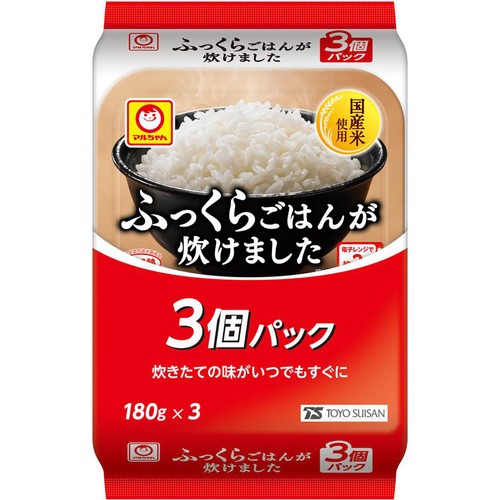 マルちゃん ふっくらごはん3個パック 180g x 3個