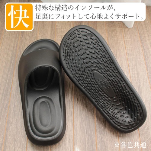 ストロング EVAスリッパ Mサイズ (約23cm〜25cm) ブラック